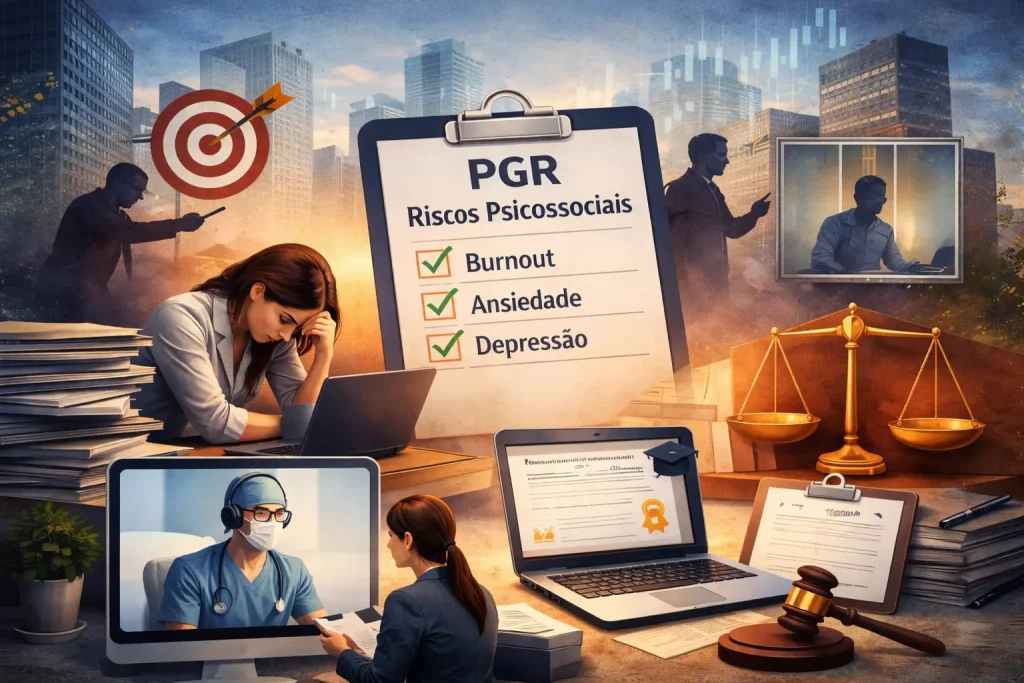 Gestao de riscos psicossociais no trabalho e nr1